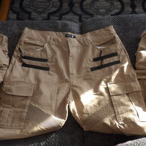 American Stitch Cargo Jogger Pants XL, Tan / Khaki